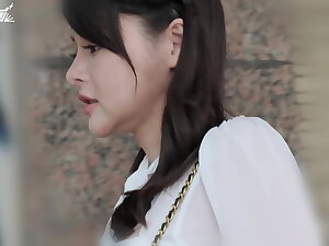 Shy office lady who dreams of felicitous a model returns to work with a mouthful of cum.