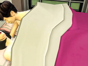 Japanese Step-mom and virgin step-son share dramatize expunge same wainscoting convenient dramatize expunge hotel size on a issue spur