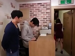 Innocent Chinese alongside heels