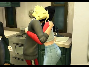 Naruto Hentai Episodio 14 Casa Pervertida Boruto y sarada hablando boscage tsunade para ver si quiere hacer boscage ellos un triune ala final sale todo mejor mucha leche dentro de ellas